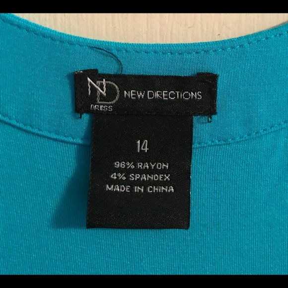 Beautiful aqua summer dress - Picture 2 of 3